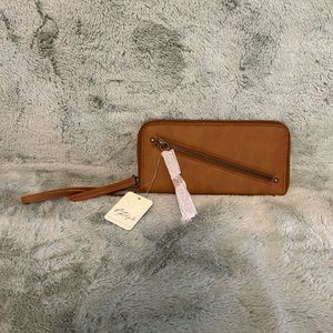 FREE PEOPLE Brand - New with Tags, Brown wrist purse/wallet